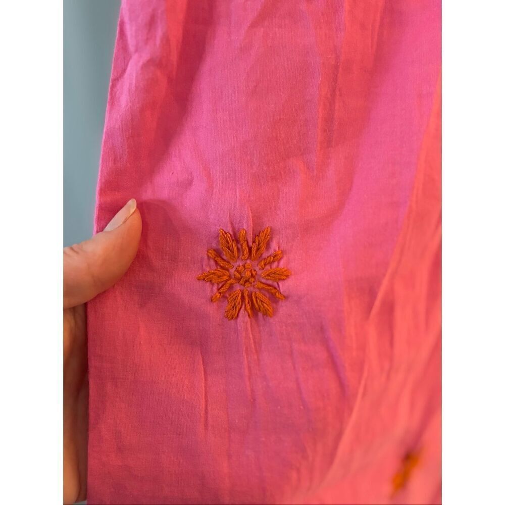 NWOT Madison Mathews embroidered kaftan , XS $189 F43 - Picture 5 of 7